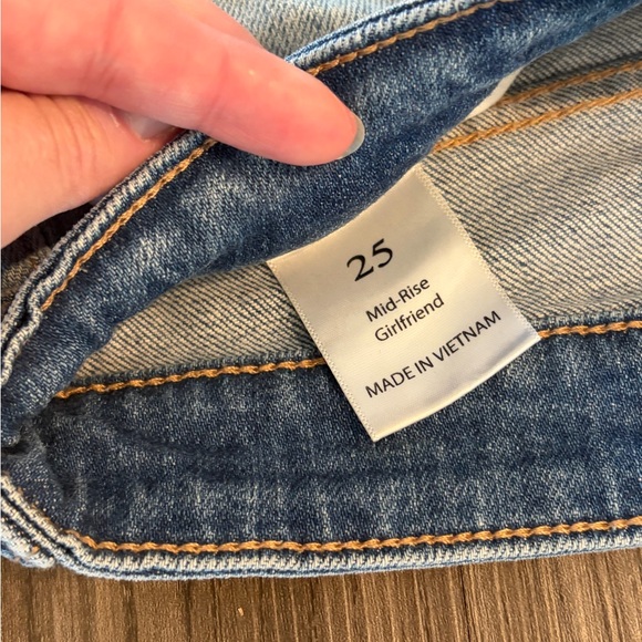 Willow & Root Jeans (Mid Rise Girlfriend) - Size 25 - Picture 5 of 5